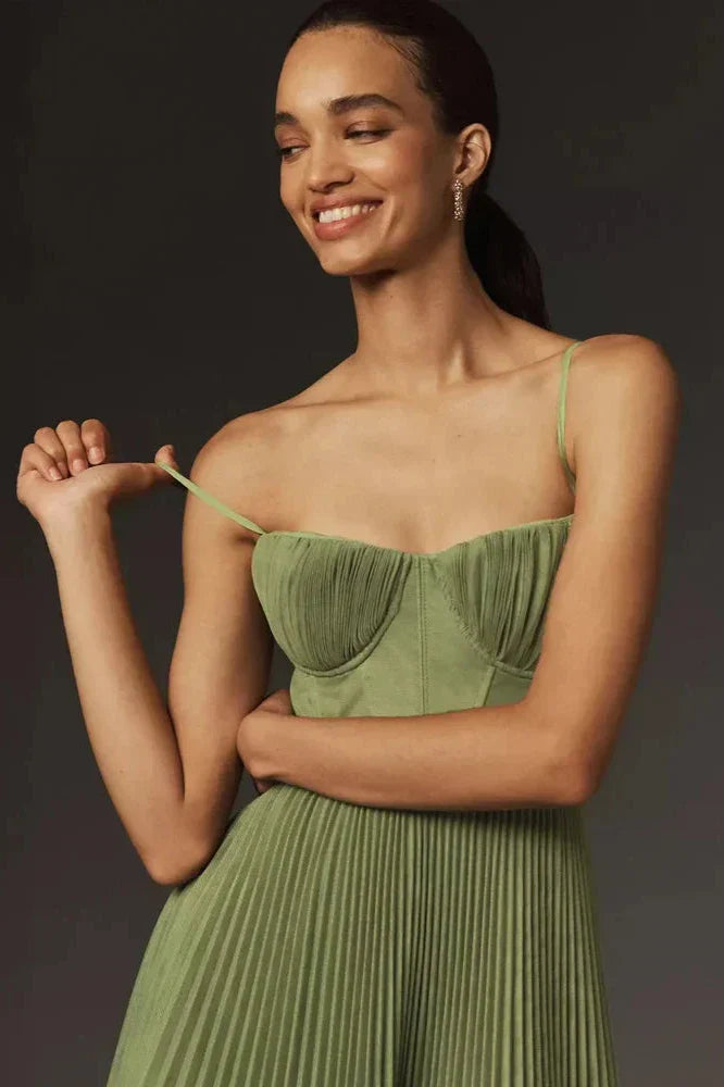 Midi-jurk Amber - Groen