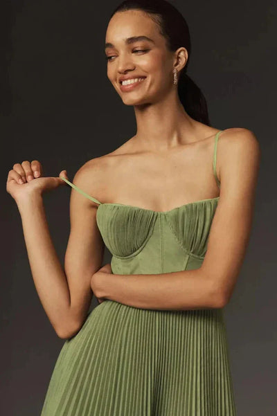 Midi-jurk Amber - Groen