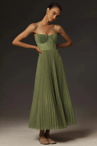 Midi-jurk Amber - Groen