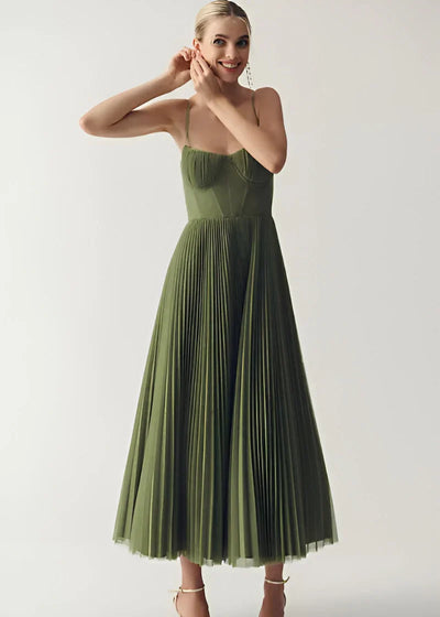 Midi-jurk Amber - Groen